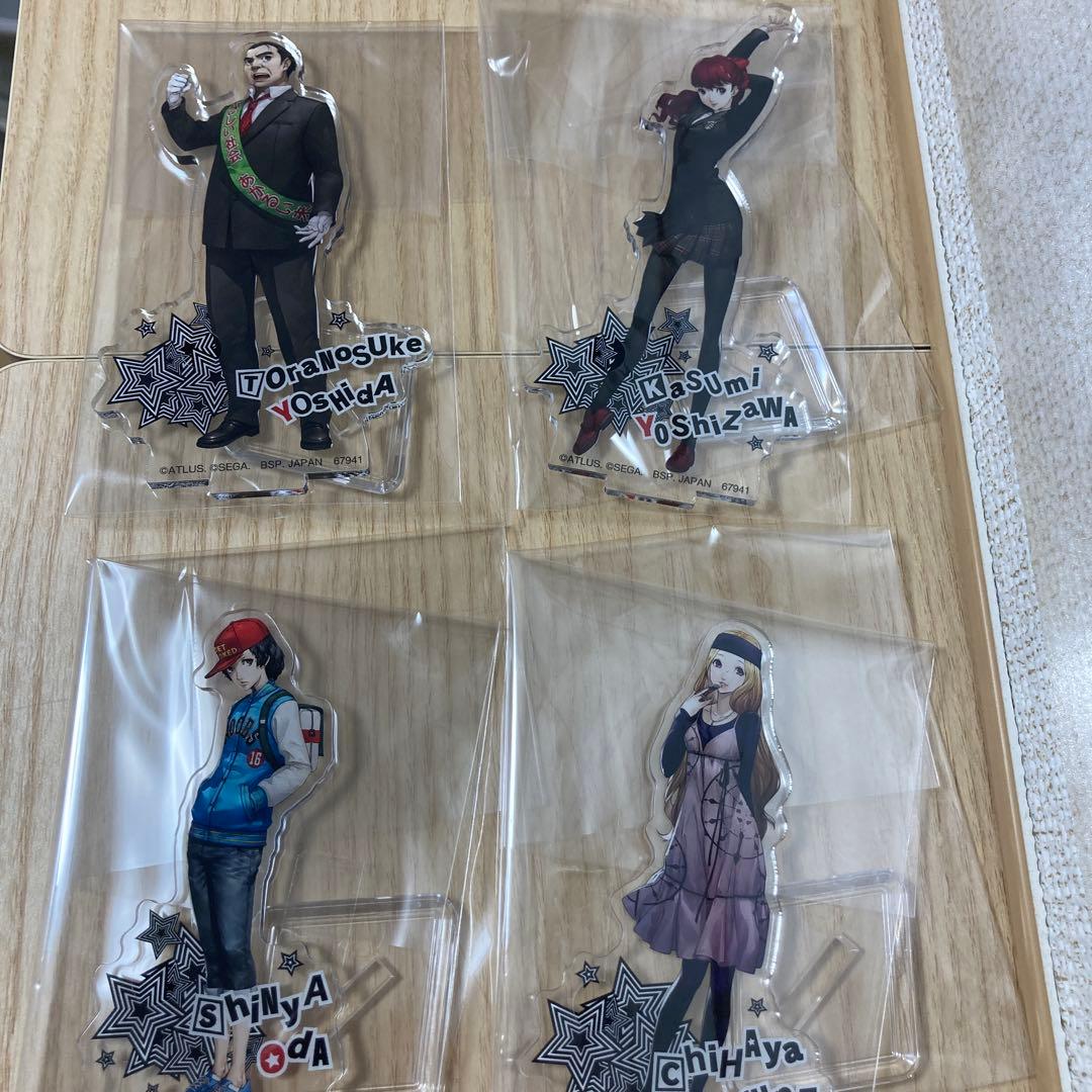 一番くじ ペルソナ5 F賞 アクリルスタンド 4点セット 芳澤 かすみ