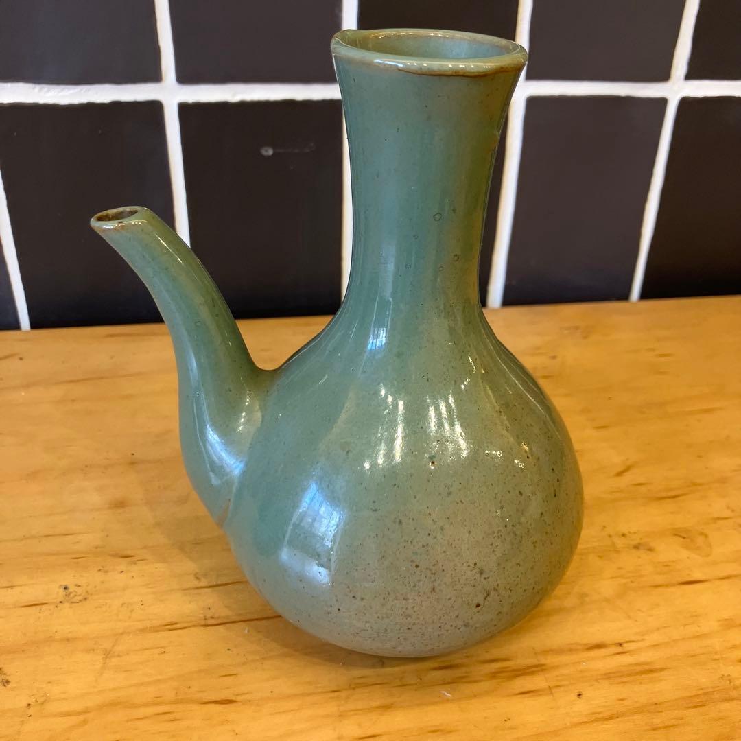 【ビンテージ民藝】高麗青磁　水差し/韓国美術　高麗美術 imgrc0102591026.jpg