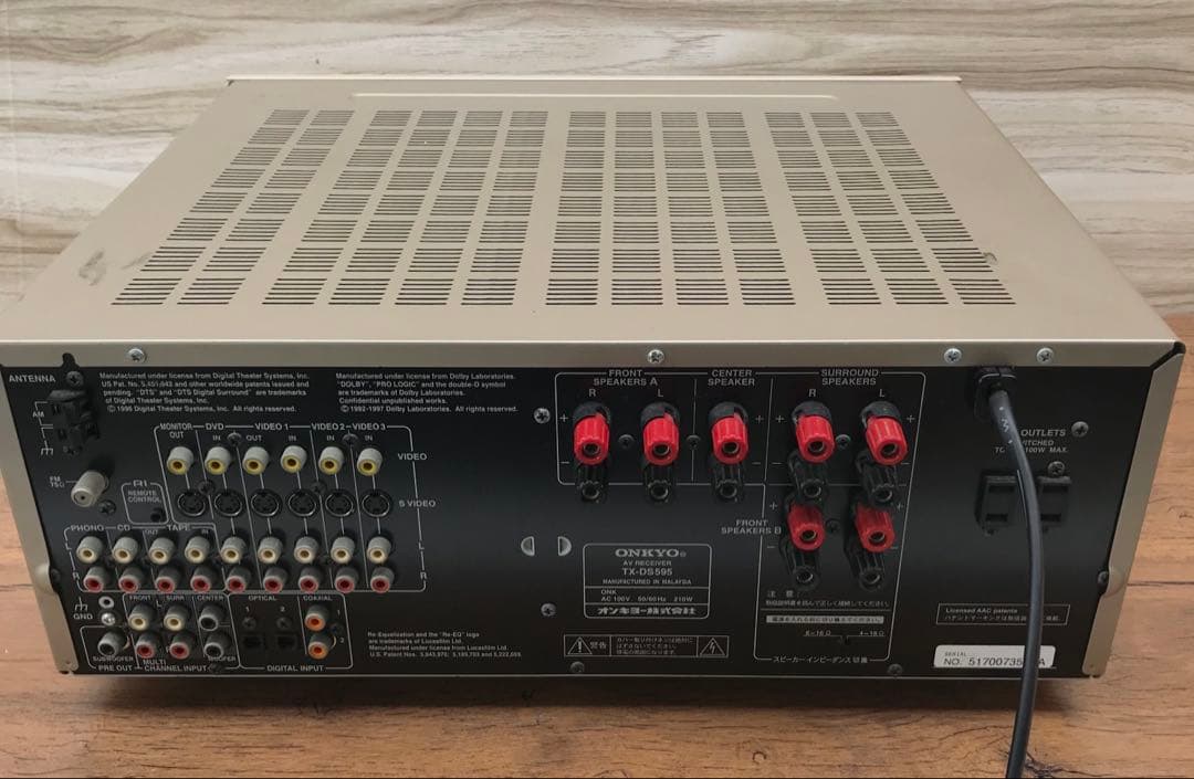 オンキヨー TX-DS595動作品(F68) - メルカリ