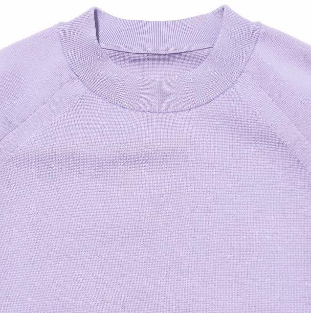 美品☆SOEJU ソージュ☆ミラノリブニットプルオーバー ラベンダー