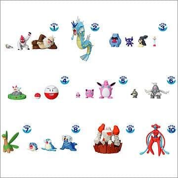 【立体ポケモン図鑑　第6集】ナマケロ　ヤルキモノ　ケッキング　未開封