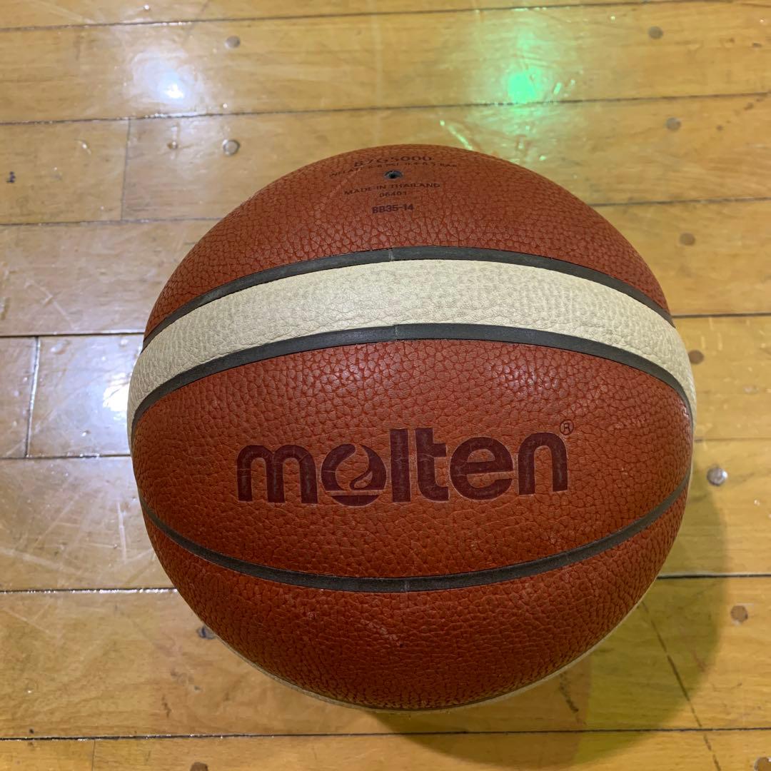お得品 B7G5000 JBL バスケ 日本公式球 7号球 極美品 molten（モルテン） バスケットボール 7号球 BG5000 B7G5000
