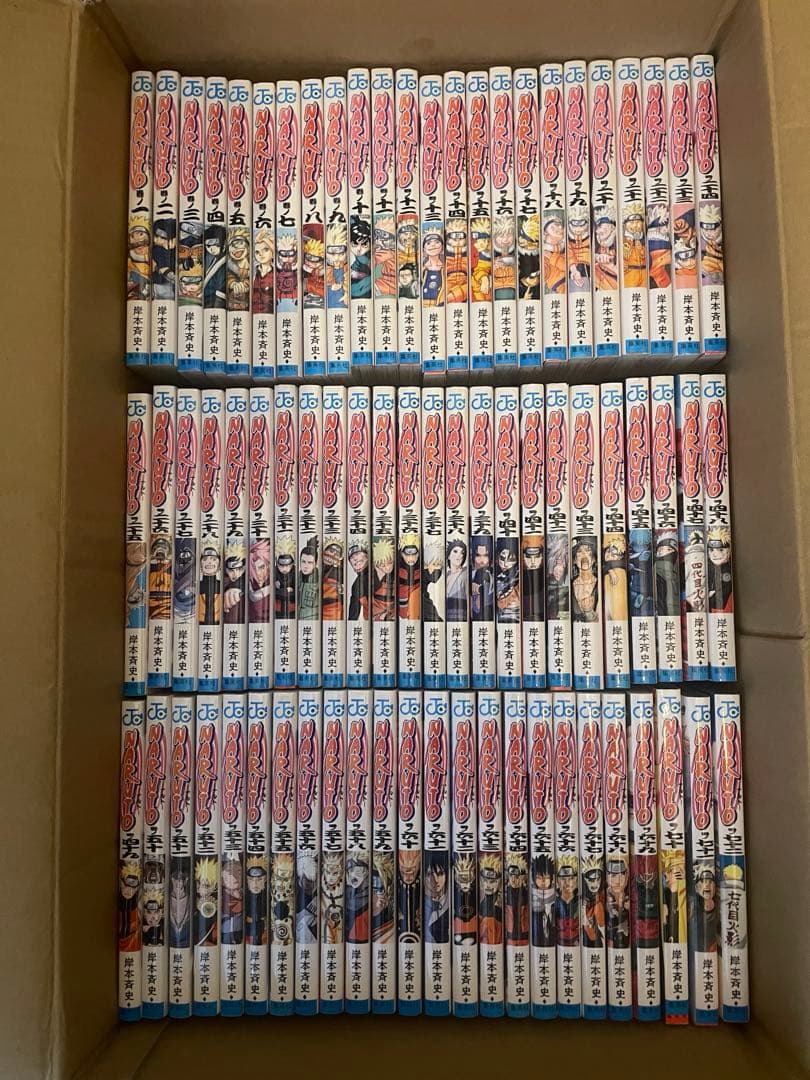 ナルト全巻1-72 セット 集英社（SHUEISHA） NARUTO-ナルト- 1〜72巻 全巻セット 全巻新品