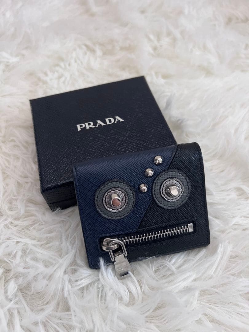 新品 PRADA SAFFIANO ROBOT ネイビー ケース メンズ 新品 PRADA SAFFIANO ROBOT ネイビー コインケース メンズ - メルカリ