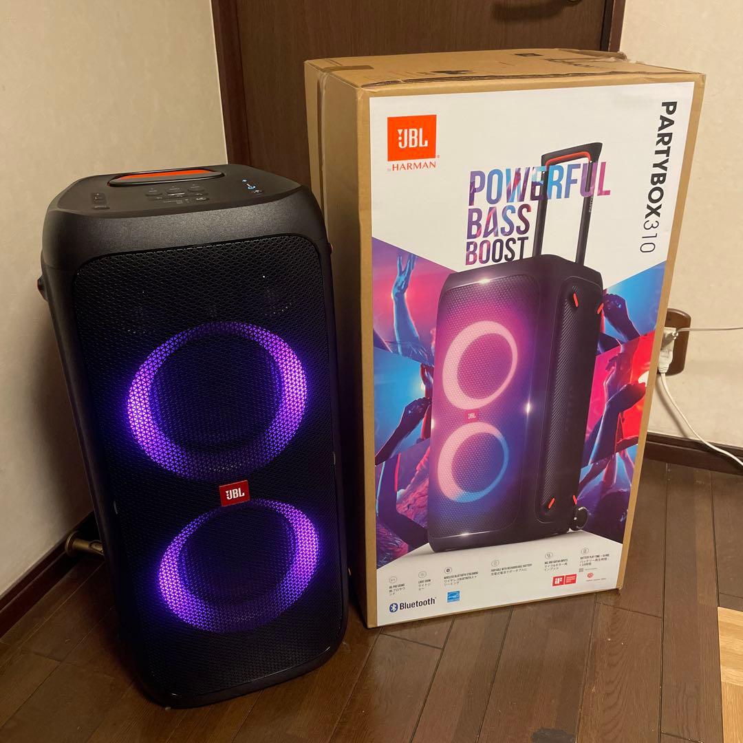 【数回使用のみ】JBL Partybox 310 ￼付属品完備￼ JBLから最新スピーカー製品ラインが登場！｢PartyBox 310｣は控えめに