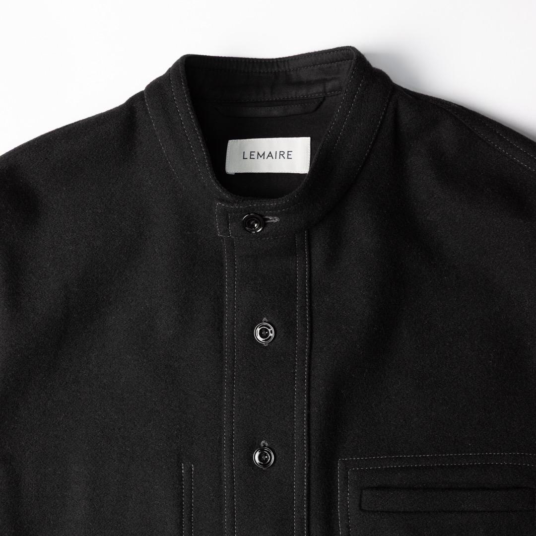 LEMAIRE FELTED WOOL OVERSHIRT size44