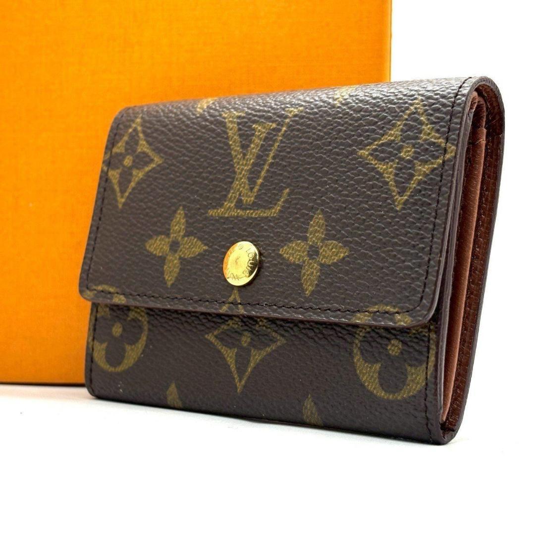 優*雅様 ルイヴィトン　ケース モノグラム ポルトモネ・プラ 小銭入れ　ブ ルイヴィトンポルトモネ プラ 14144 ブロン レディース モノグラム