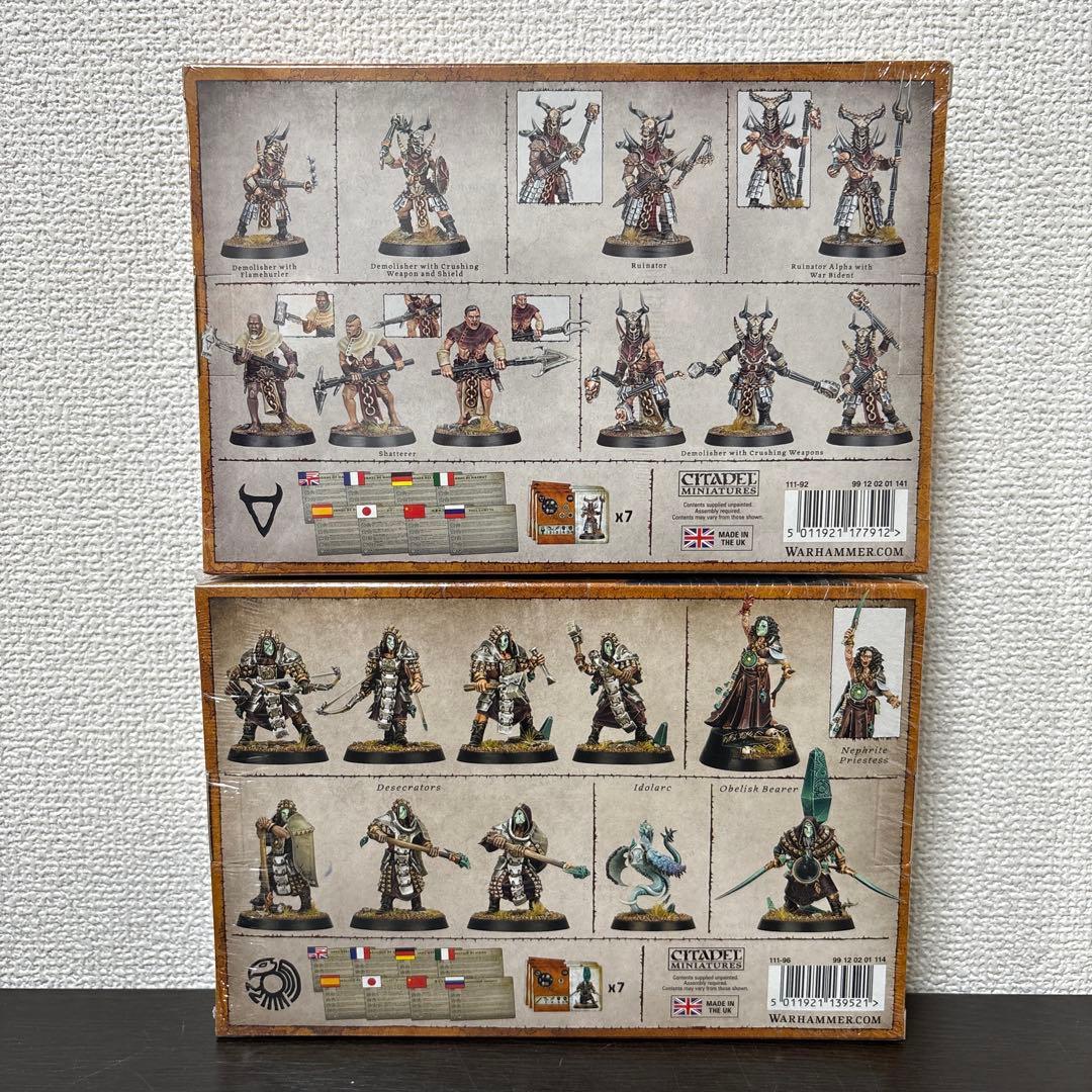 【まとめ売り】ウォーハンマー　WARHAMMER シリーズ　4作セット