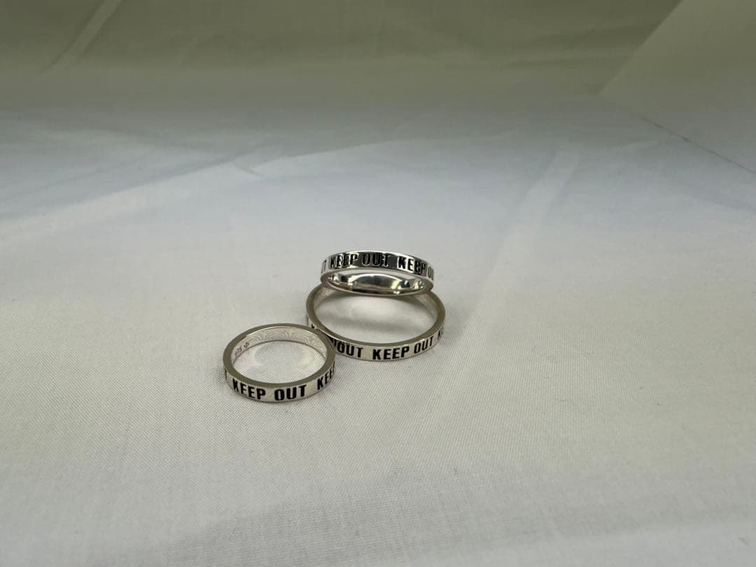 は*こ様 hazamaハザマ絶対不可侵の三連リング 925