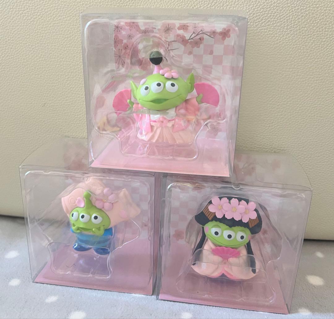 リトル・グリーン・メン エイリアン マスコット Sakura 3点セット