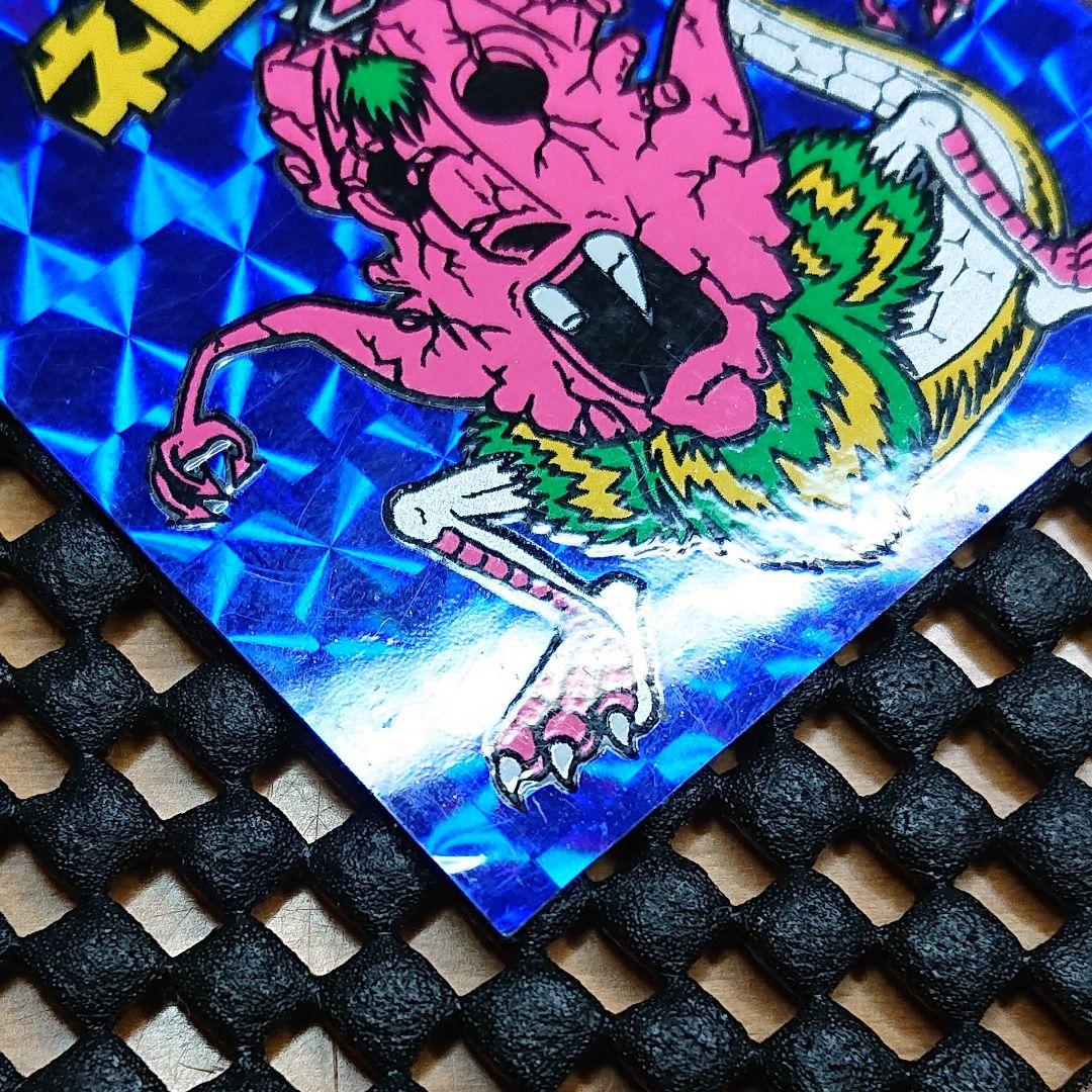 【美品】ネロ魔身（ビックリマンシール・チョコ版・青色プリズム）