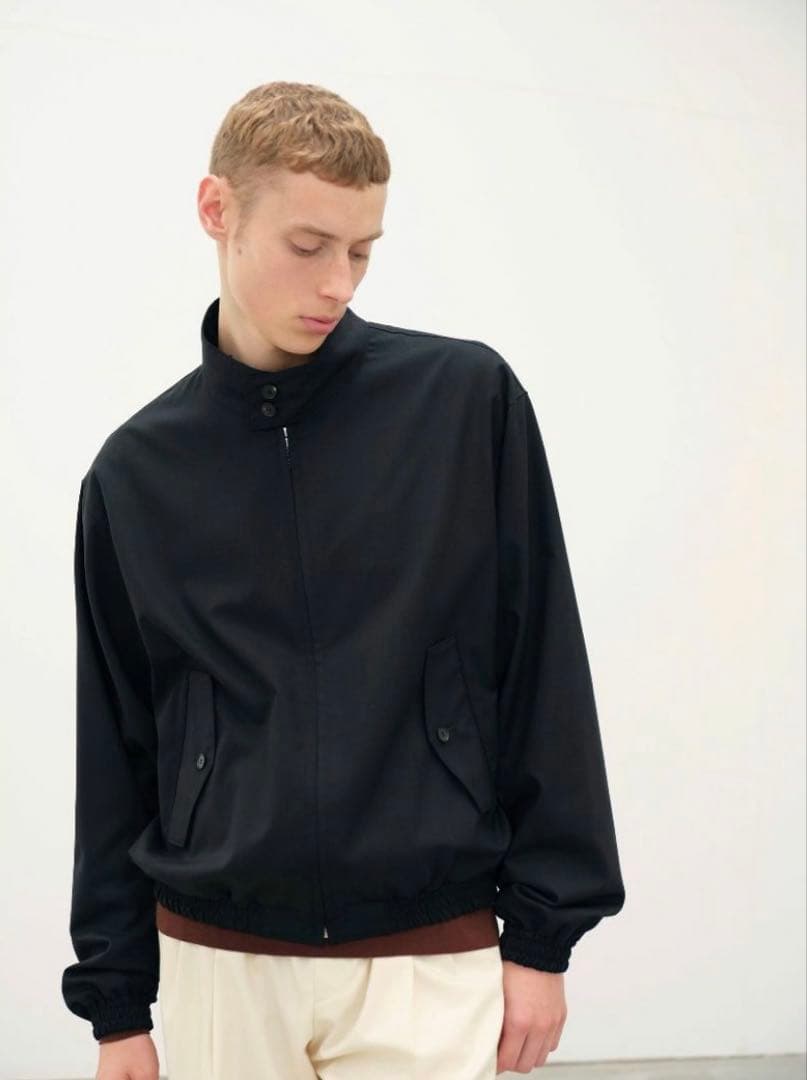 SUPER FINE TROPICAL WOOL ZIP BLOUSON - メルカリ