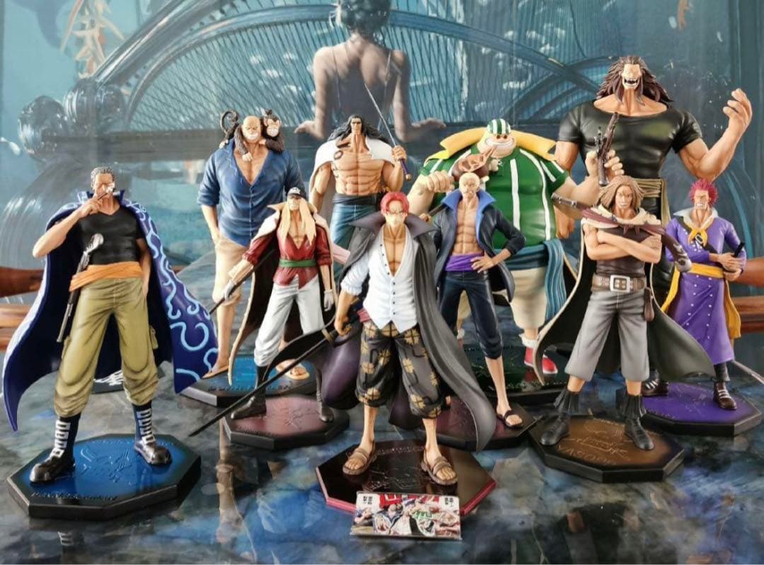 ワンピース 赤髪海賊団 9人 シャンクス無しPOP フィギュア ガレージ