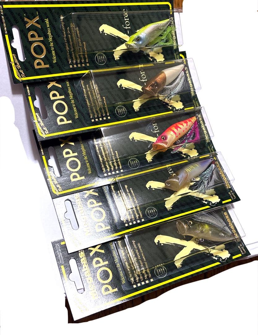 メガバス　ポップX 5個セット　新品 メガバス POPX(ポップX) GGバス【ゆうパケット】 - 釣具のポイント