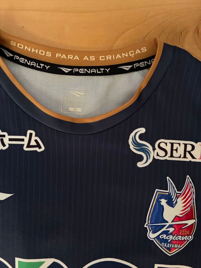 ファジアーノ岡山 ブローダーセン GKサイン入りユニフォーム 2025 O