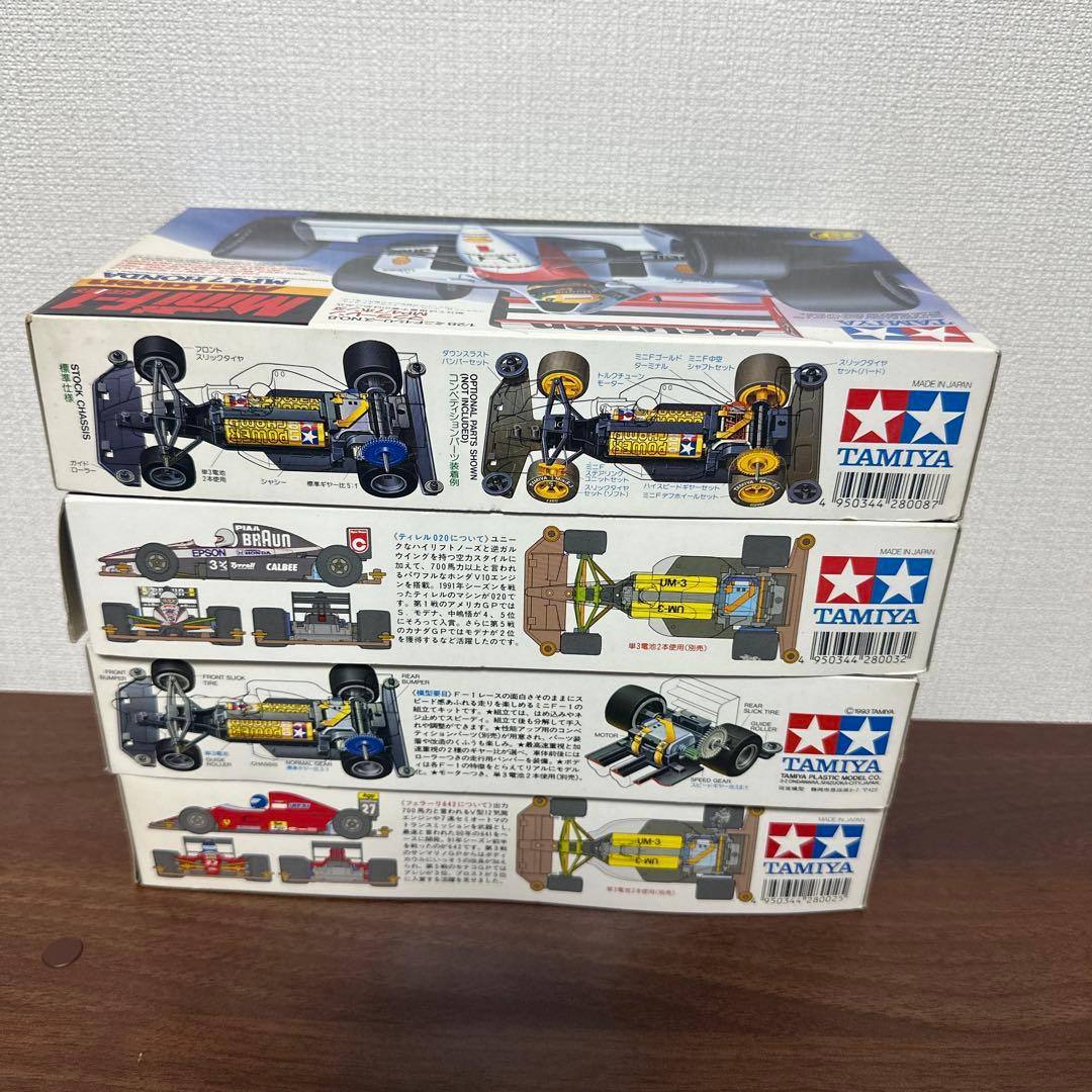 ★★Tamiya miniF1モデルセット(当時物)4台