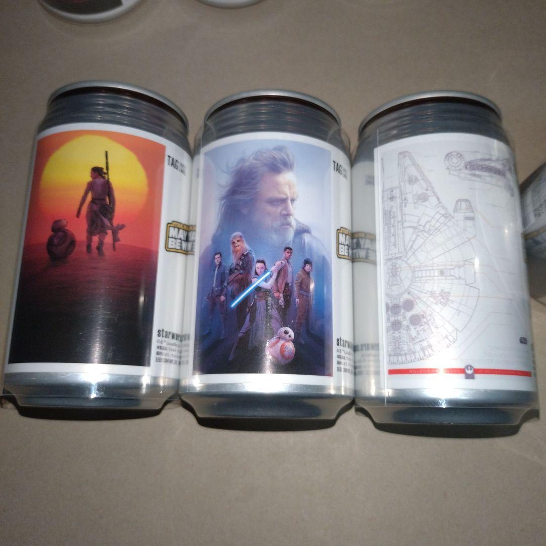 SW記念缶オリジナルラベルEP1〜9全9種フルコンプ劇場期間限定缶セット