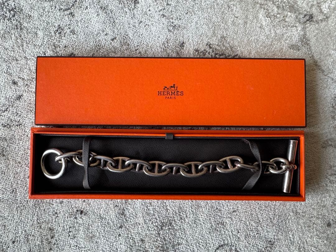 HERMES シェーヌダンクル　TGM 12コマ HERMES Accessory】エルメス ブレスレット シェーヌダンクルTGM 12コマ