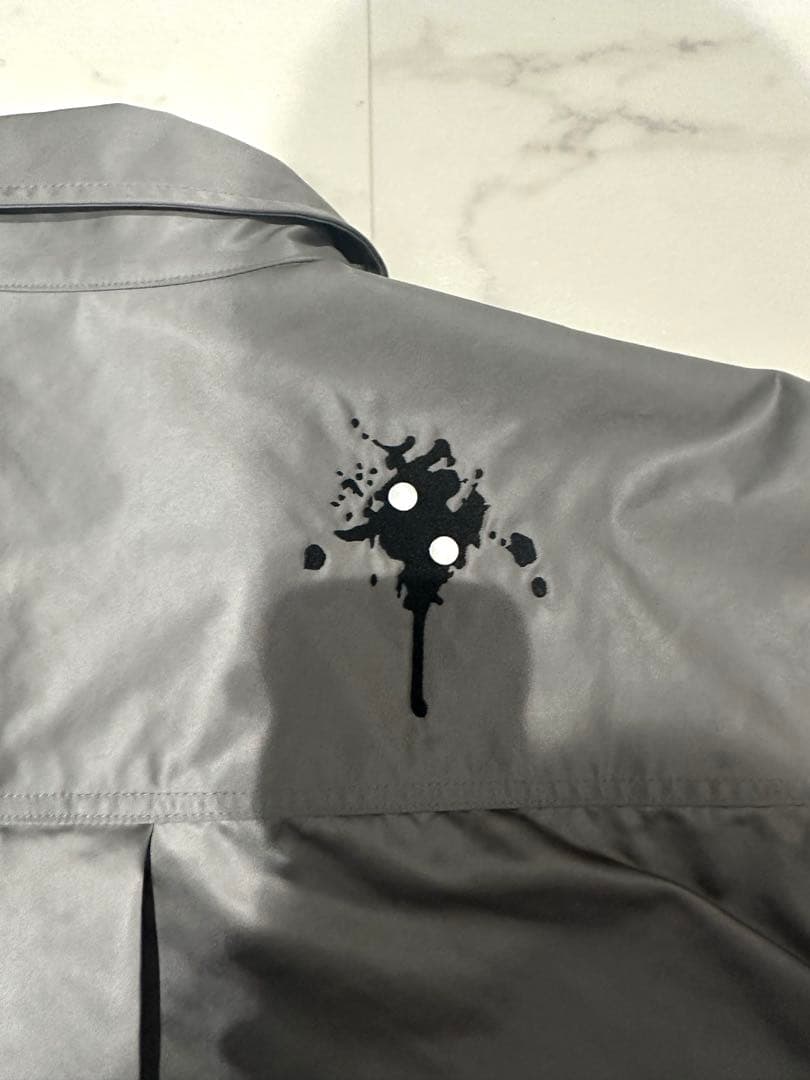 CVTVLIST カタリスト コーチジャケット フェイクレザージャケット グレー