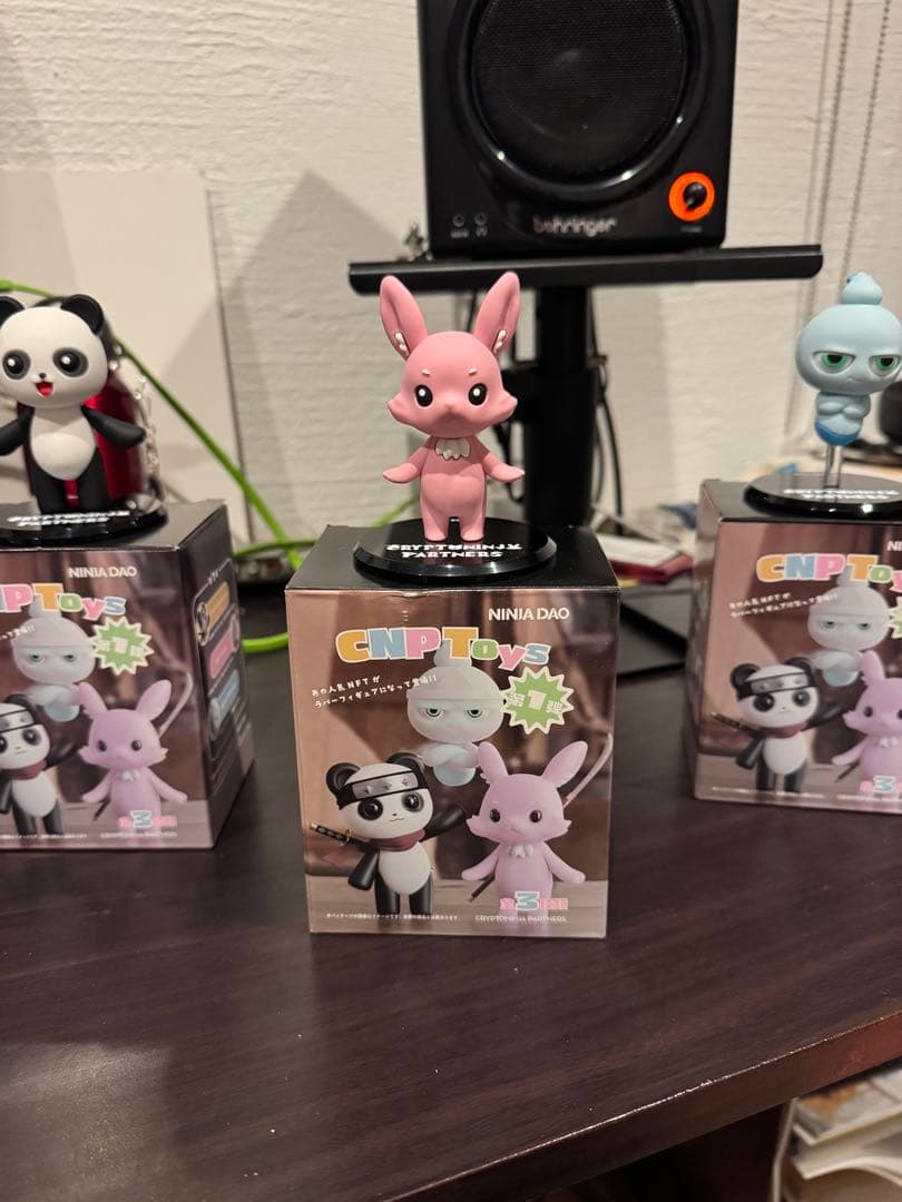 CNP Toysラバーフィギュア　3種類セット リーリー、ルナ、ミタマ