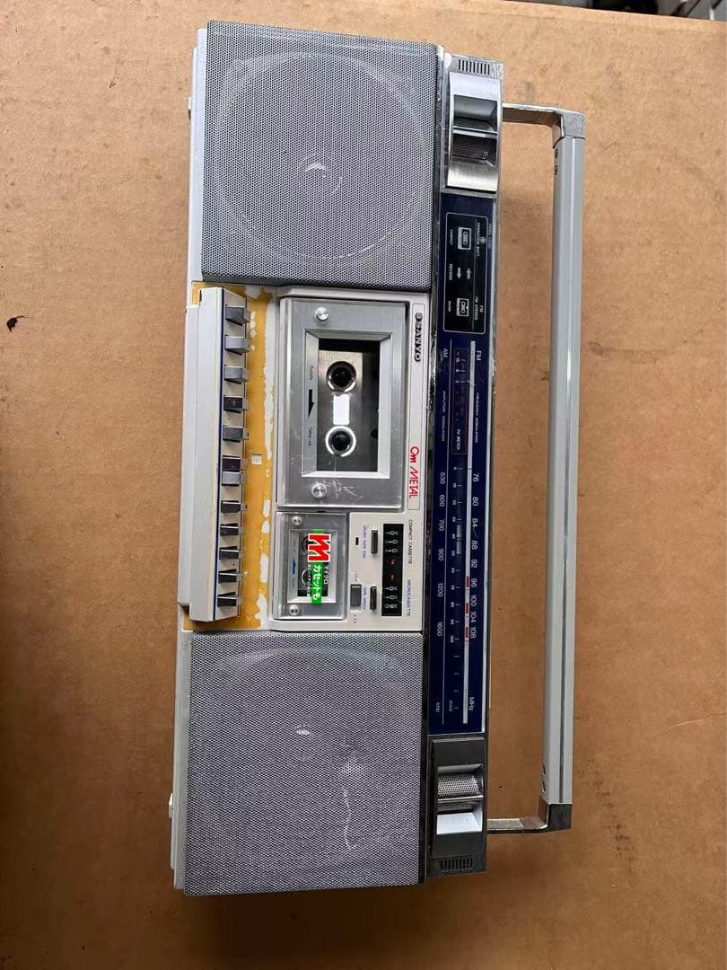 サンヨー WMR-CM ダブルラジカセ マイクロカセットラジオ SANYO MR-W10 ダブルカセットデッキ ラジカセ サンヨー ジャンク品