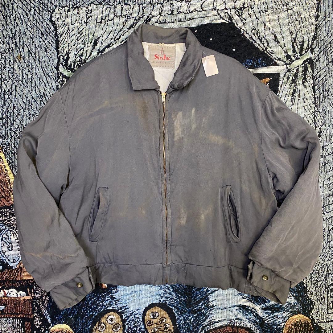 50s Sir Jac レーヨンギャバジン ジャケット フェード ギャバジャン