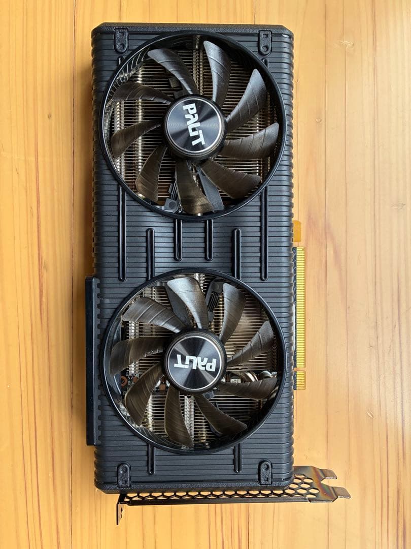 PALIT GeForce RTX 3060Ti グラフィックボード 最安クラスのGeForce RTX 3060 TiがPalitから、デュアルファンクーラー
