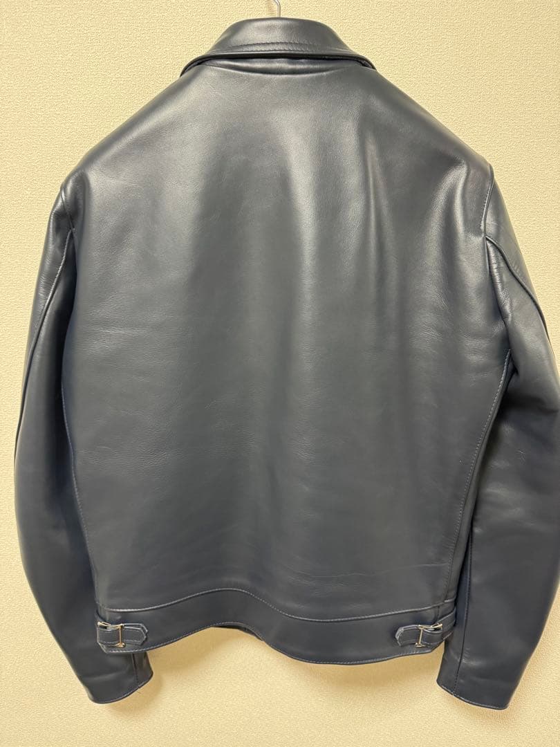 ルイスレザー ドミネーター 44 ホースハイド 551T ネイビー - メルカリ