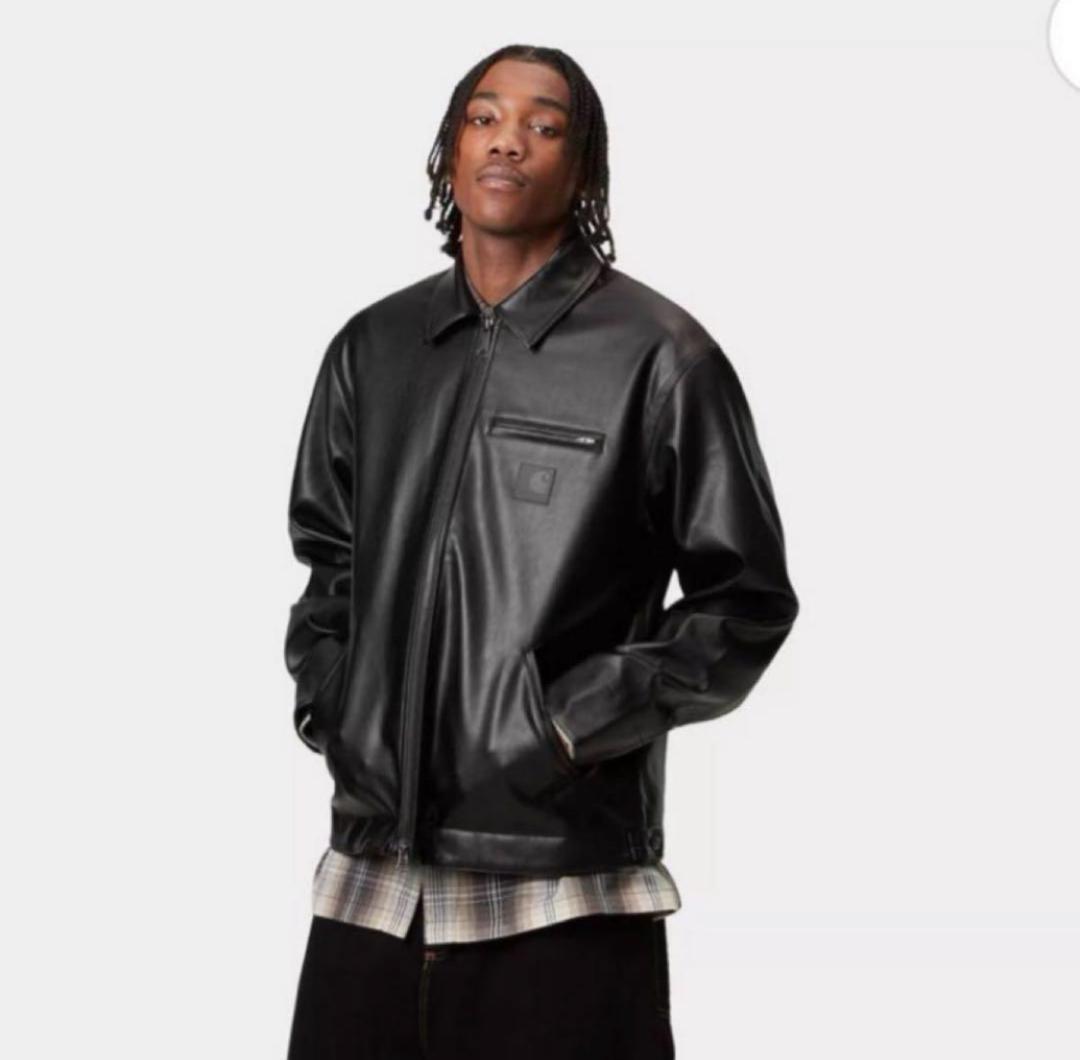 Carhartt WIP DETROIT LEATHER JACKET - メルカリ