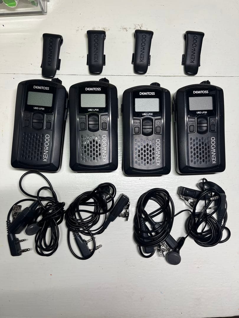 KENWOOD UBZ-LP20 トランシーバー 4台セット 楽天市場】ubz－lp20 ubzlp20の通販