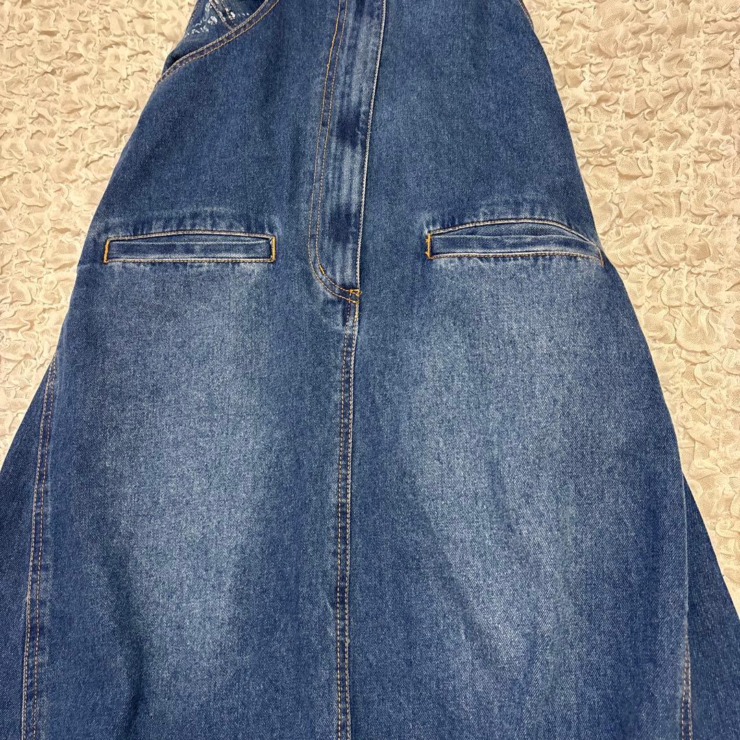 niko and Misayoミリコレサスワンピース ジャンスカ デニム - メルカリ