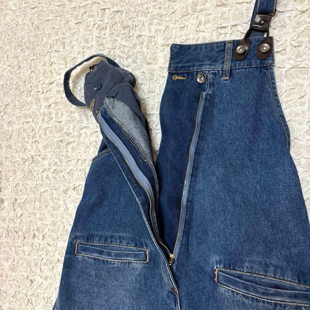 niko and Misayoミリコレサスワンピース ジャンスカ デニム - メルカリ