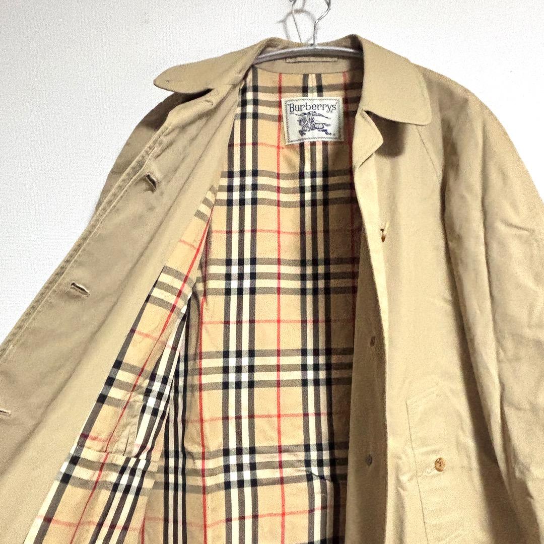 Burberrys】ヴィンテージ ステンカラーコート ノバチェック 7AB2の通販