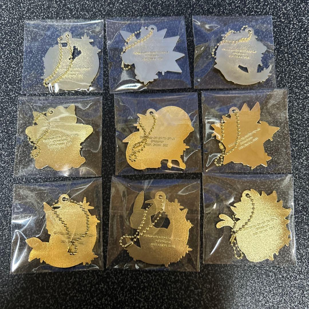 ポケモン1番くじイーブイ＆STAR rightNightメタルチャーム全9種類