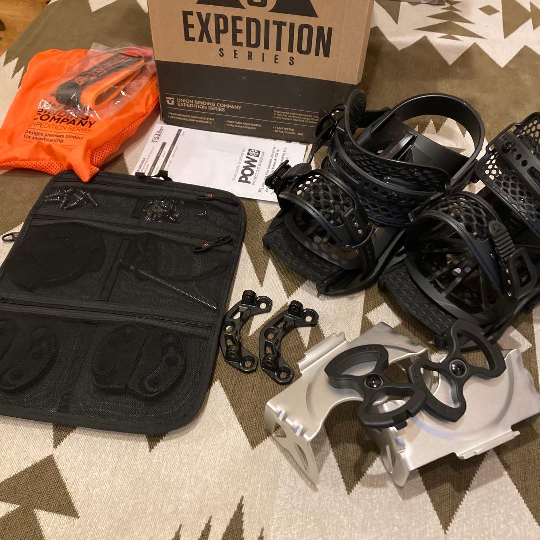 UNIONスプリットボード用ビンディング Explorer M クランポン付美品