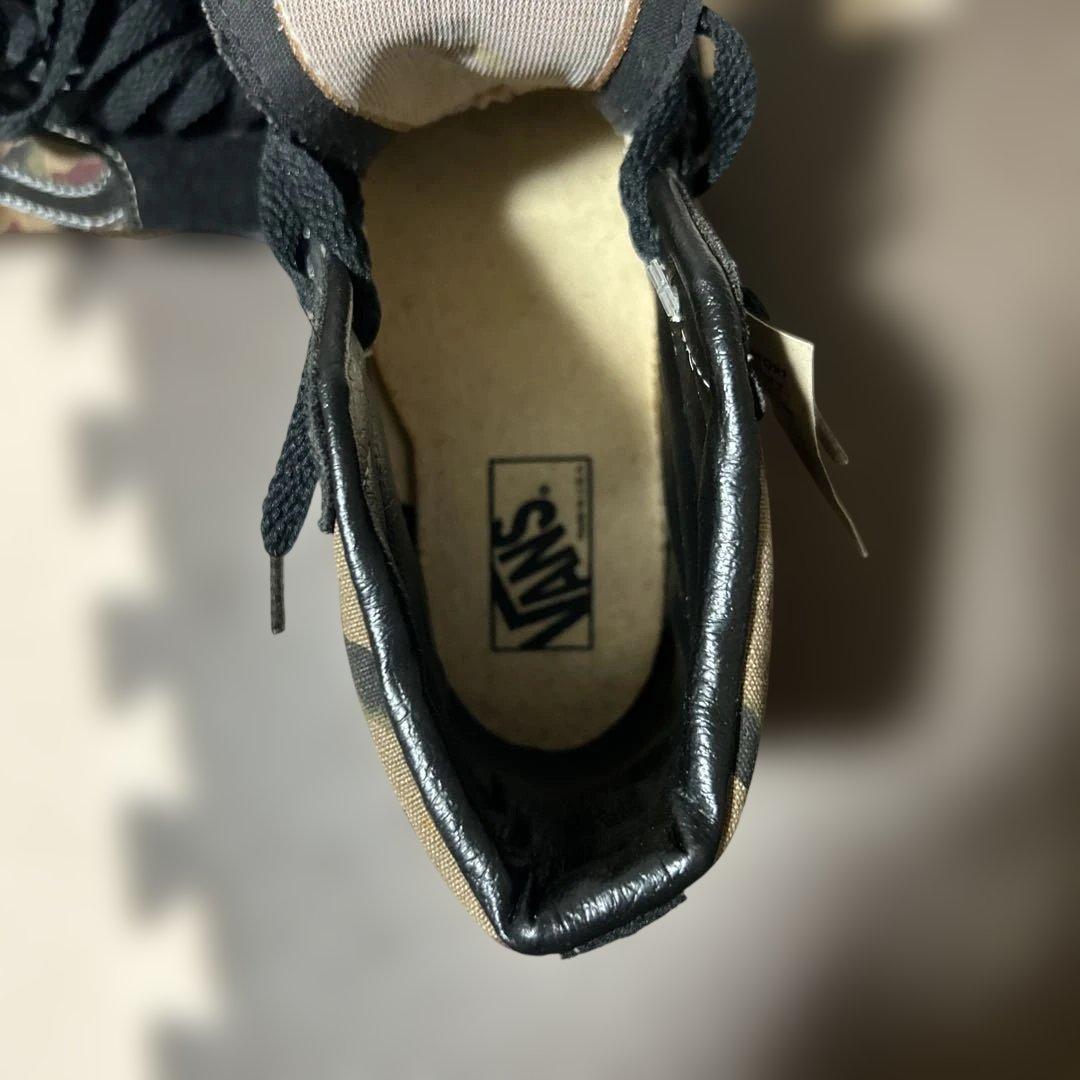 VANS SK8-Hi ブラック/カモフラージュ　26.5〜27.0cm