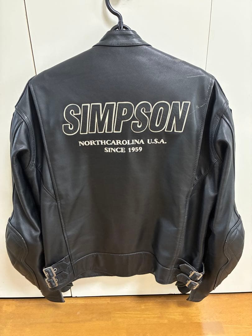シンプソン　ライダースレザージャケット 革ジャン 2026年最新】シンプソン レザー ジャケット 男性用バイクウェアの魅力