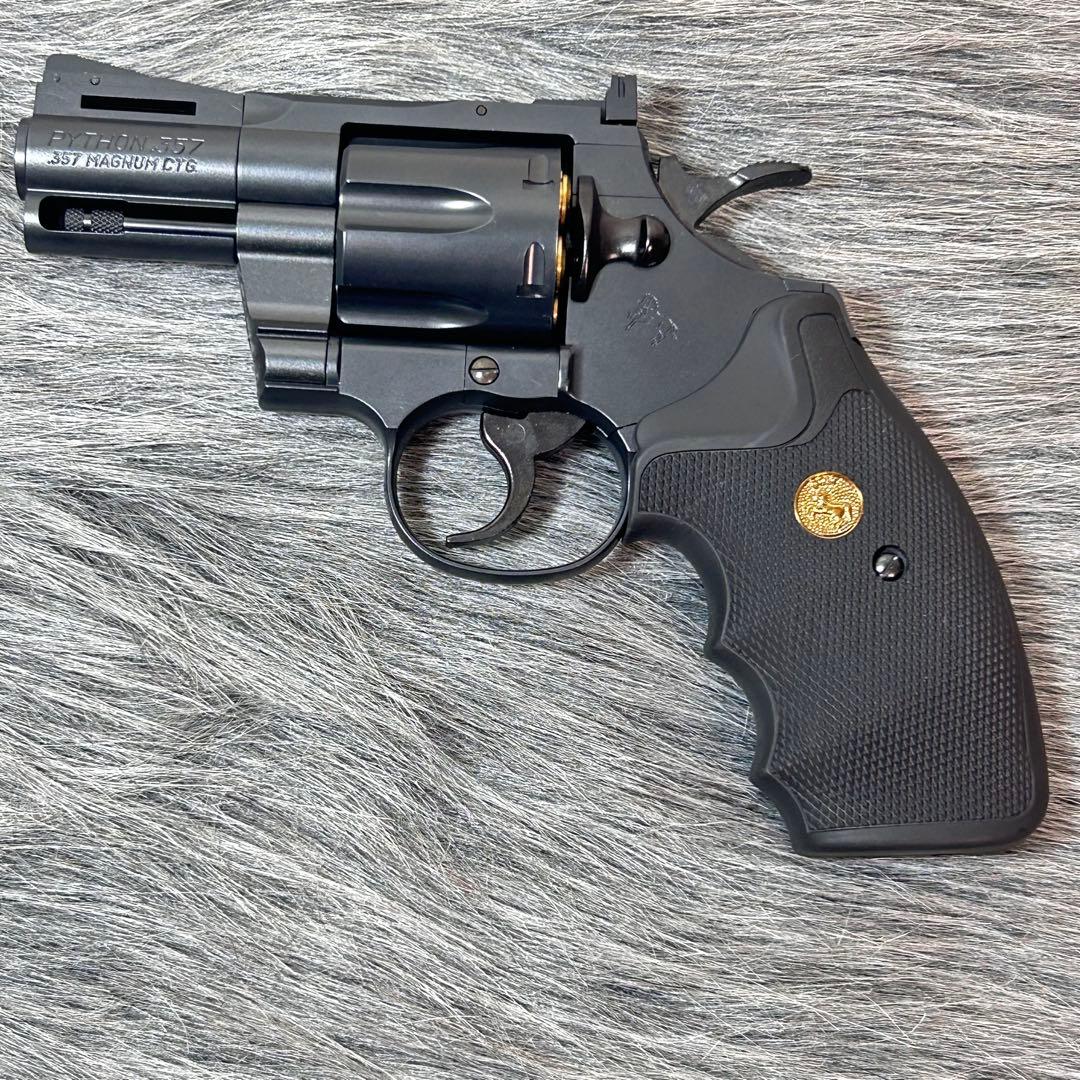 美品　東京マルイ　コルトパイソン2.5インチ　ガスリボルバー　リアルカート仕様