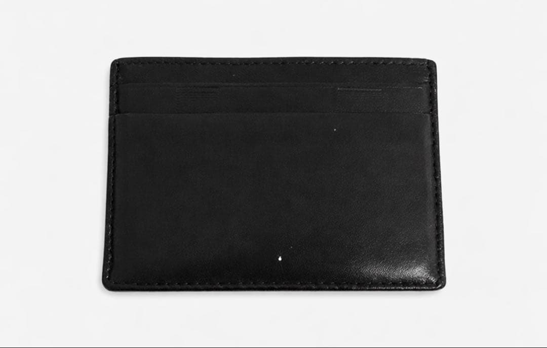 GUCCI カードケース マイクロGG シマレザー ブラック GG柄 名刺入れ