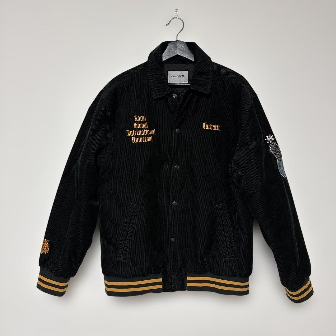 carhartt コーデュロイジャケット M WIP モス　MOS レターマン LETTERMAN JACKET コーデュロイスタジャン-カーハート ダブルアイピー