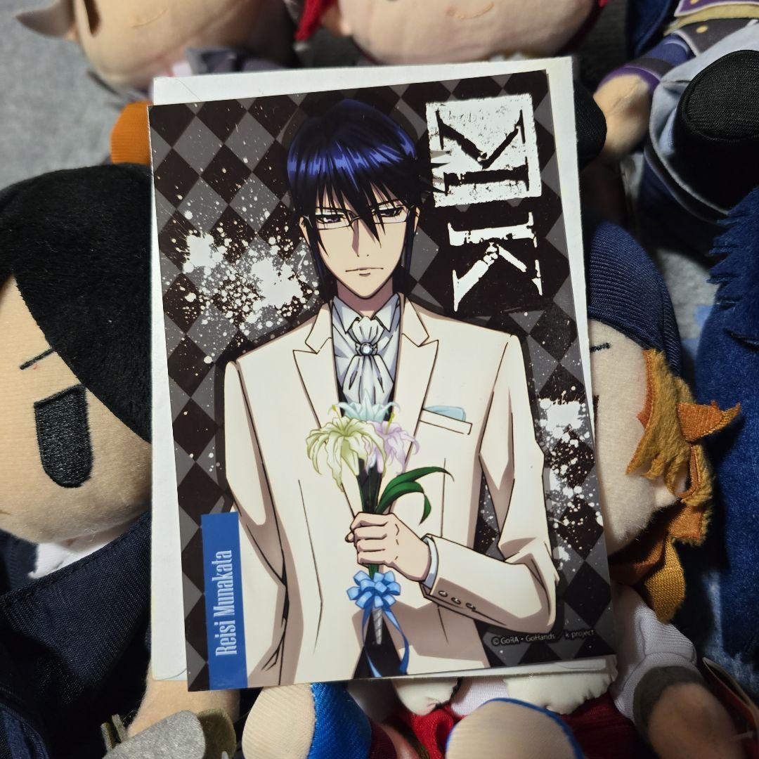 ラスト1セット アニメK ぬいぐるみ 全6種 伊佐那社、夜刀神狗朗 タグ付き