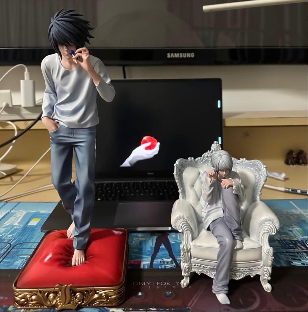 デスノート エル・ローライト L ガレージキット ガレキ スタチュー③