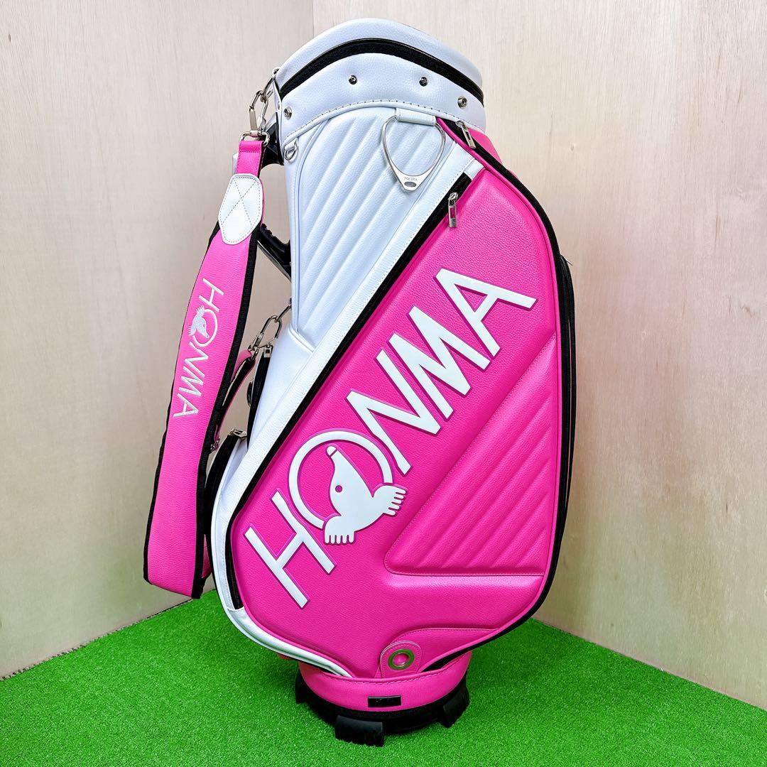 美品】 HONMA キャディバッグ イ•ボミ サイン刺繍 限定モデル ホンマ