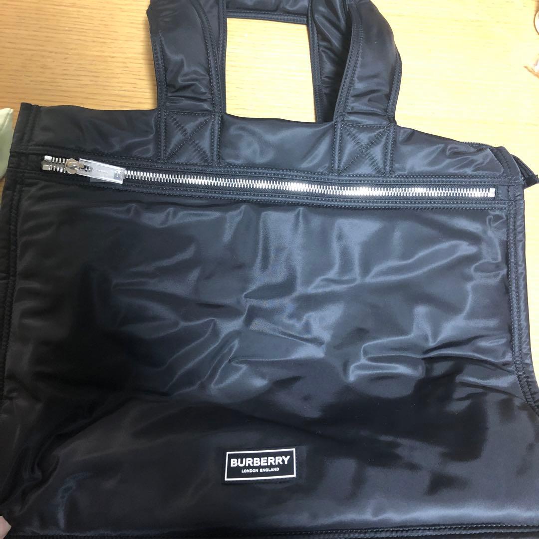 Burberry ブラック トートバッグ BURBERRY（バーバリー） バッグ レディース メンズ ブランド トート
