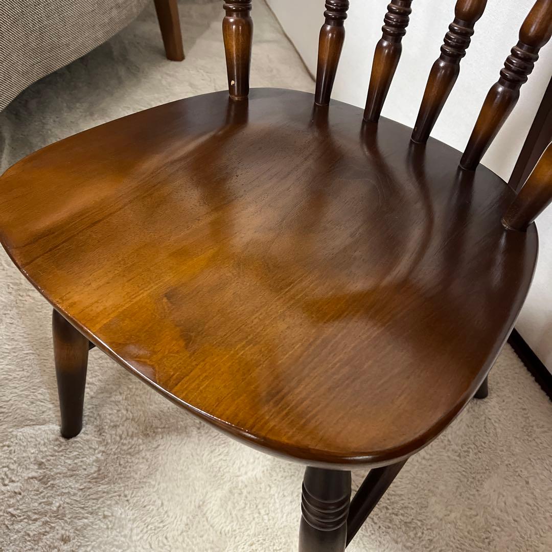 飛騨産業キツツキマーク ダイニングチェア③ - メルカリ