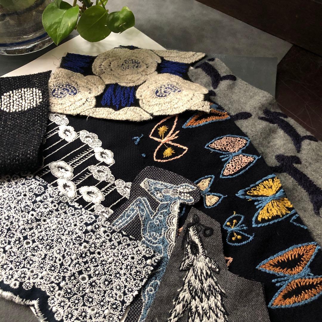 HIRO/刺繍柄8種/ミナペルホネン ミナペルホネンつづく展へ in福岡 - ミシン刺繍フェスティバルブログ