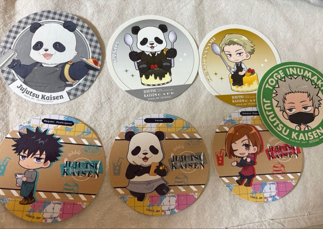 呪術廻戦 コラボカフェ コースター まとめ売り - メルカリ