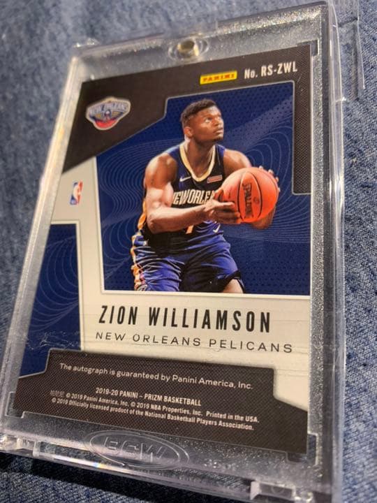 ZION WILLIAMSON ザイオン  ウィリアムソン 直筆サインカード