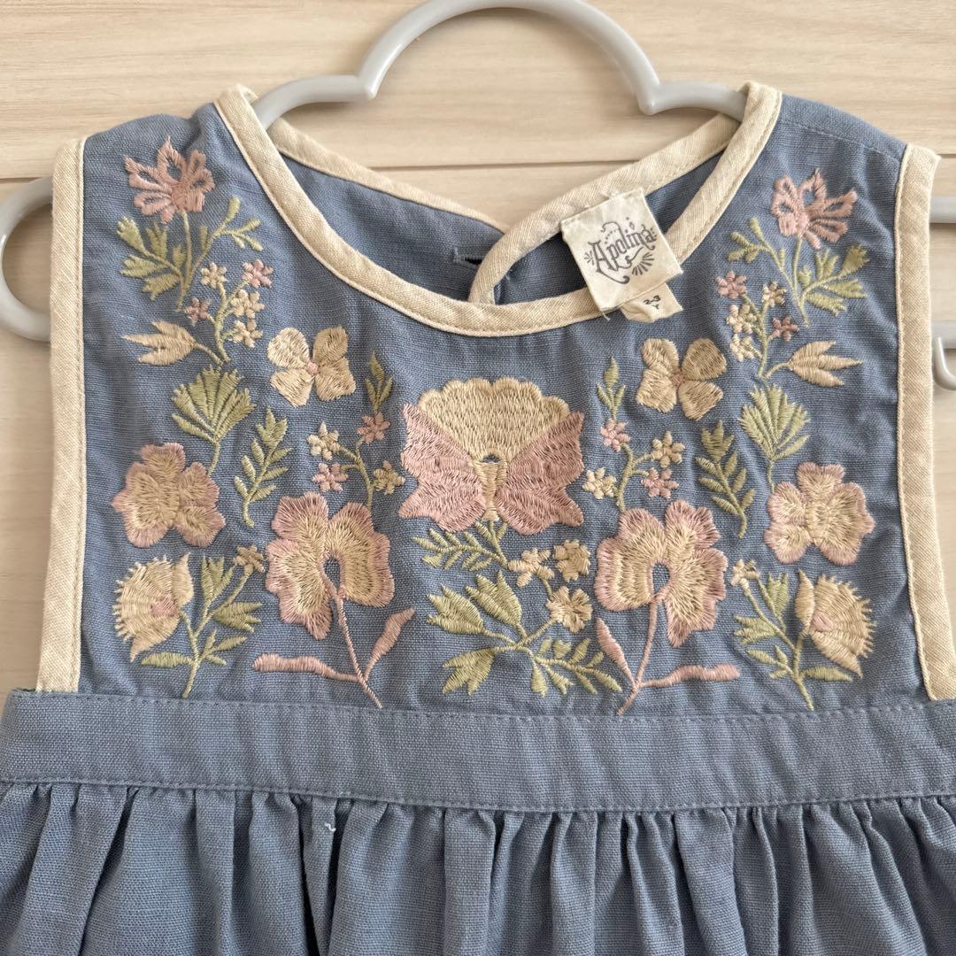 ワンピース 2022 aw Apolina Bibi Pini -Blue Moun