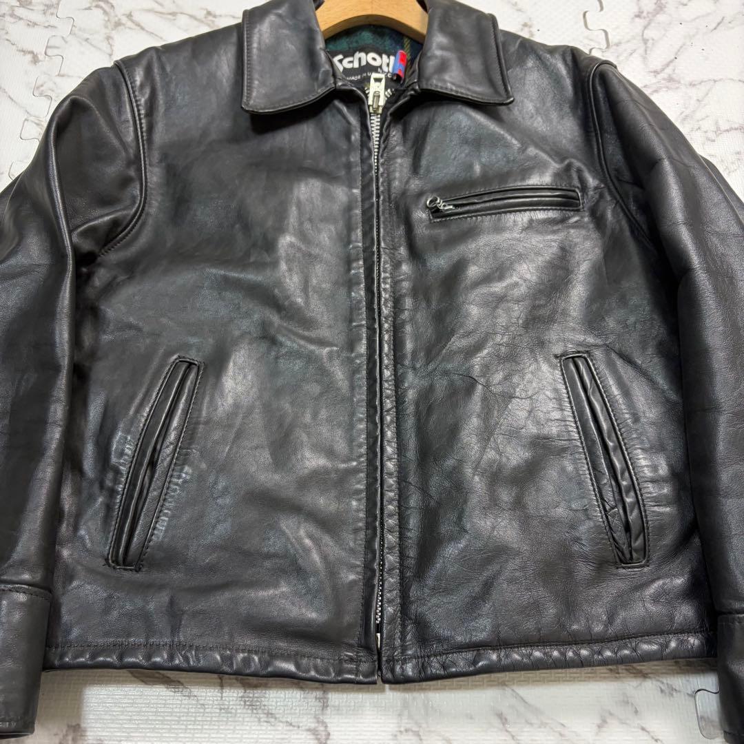 希少モデル✨schott トラッカージャケット 659 40size ブラック - メルカリ